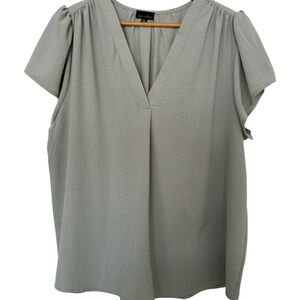 COPY - Zenobia Women's Green V-Neck Top